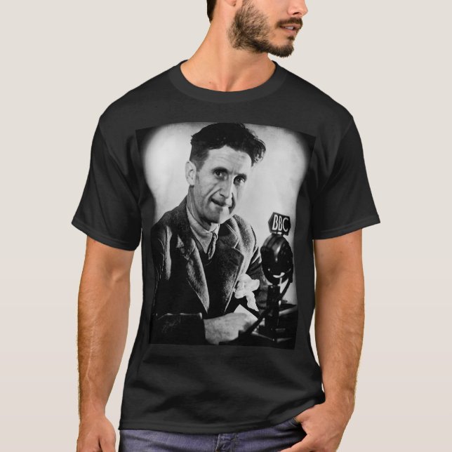 George Orwell bei der BBC T-Shirt (Vorderseite)