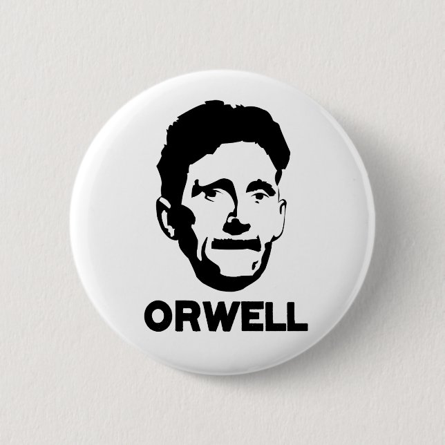 George Orwell Button (Vorderseite)