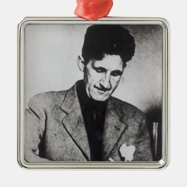 George Orwell Ornament Aus Metall (Vorne)