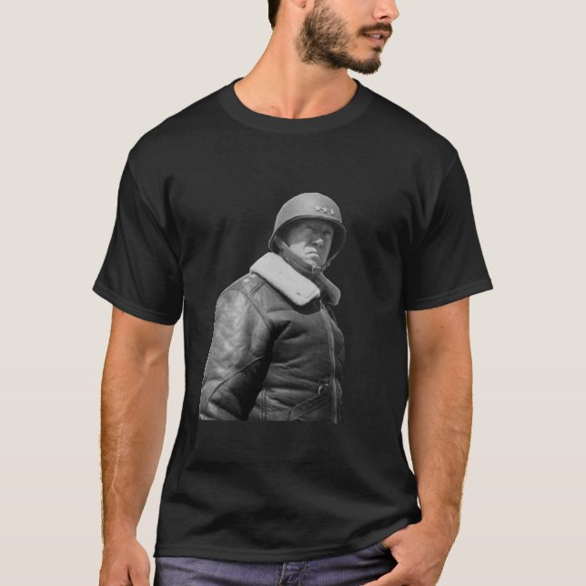 George Patton und Zitat - schwärzen Sie… - T-Shirt (Vorderseite)