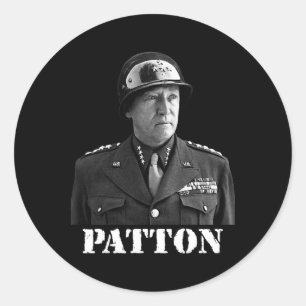 George Patton Zweiter Weltkrieg Siegessammlerin In Runder Aufkleber