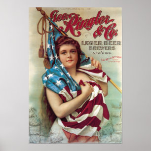 George Ringler & CO. Beer Poster