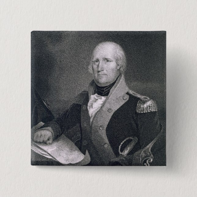 George Rogers Clark (1752-1818) graviert von Button (Vorderseite)