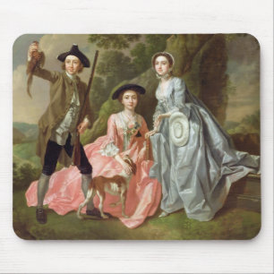 George Rogers mit seiner Ehefrau, Margaret und Mousepad