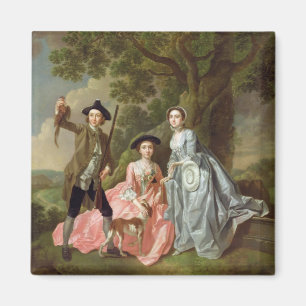 George Rogers mit seiner Ehefrau Margaret und sein Magnet