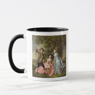 George Rogers mit seiner Ehefrau, Margaret und Tasse