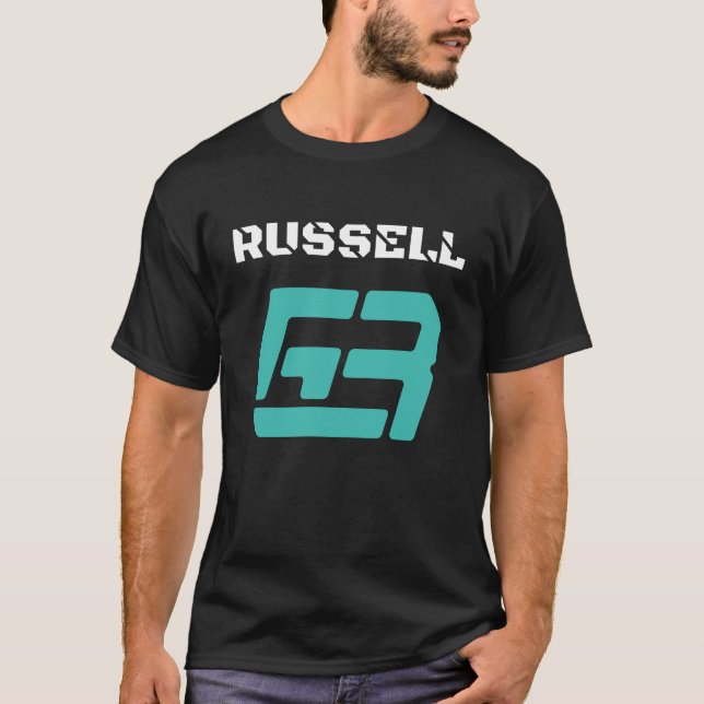 George Russell 63 Formel 1 T-Shirt (Vorderseite)