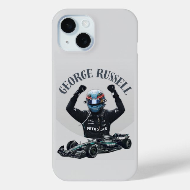 George Russell Iphone 15 Fall Case-Mate iPhone Hülle (Rückseite)
