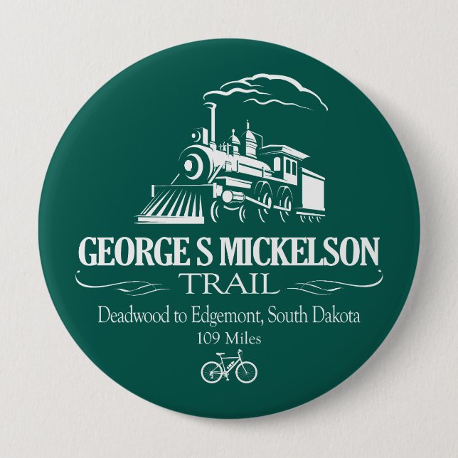 George S Mickelson Trail (RT) Button (Vorderseite)