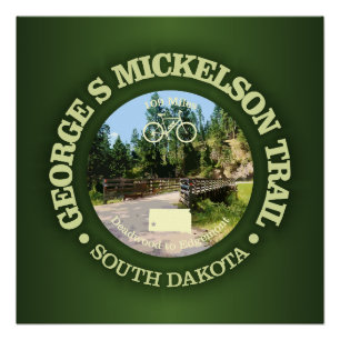 George S Mickelson Trail, South Dakota. Poster