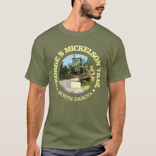 George S Mickelson Trail, South Dakota. T-Shirt (Vorderseite)