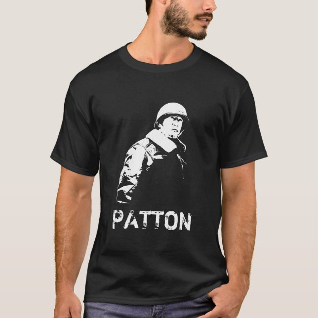 George S. Patton -- Kriegs-Held T-Shirt (Vorderseite)