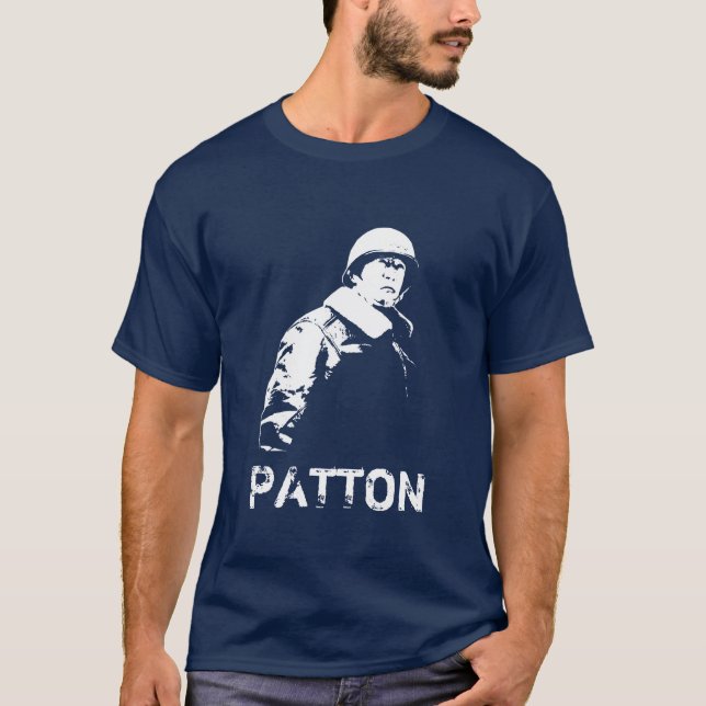 George S. Patton -- Kriegs-Held T-Shirt (Vorderseite)