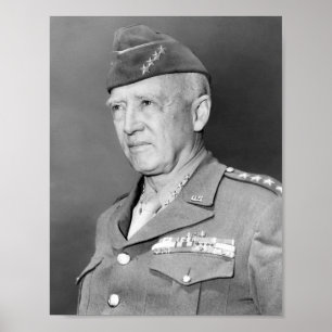 George S. Patton Portrait Poster