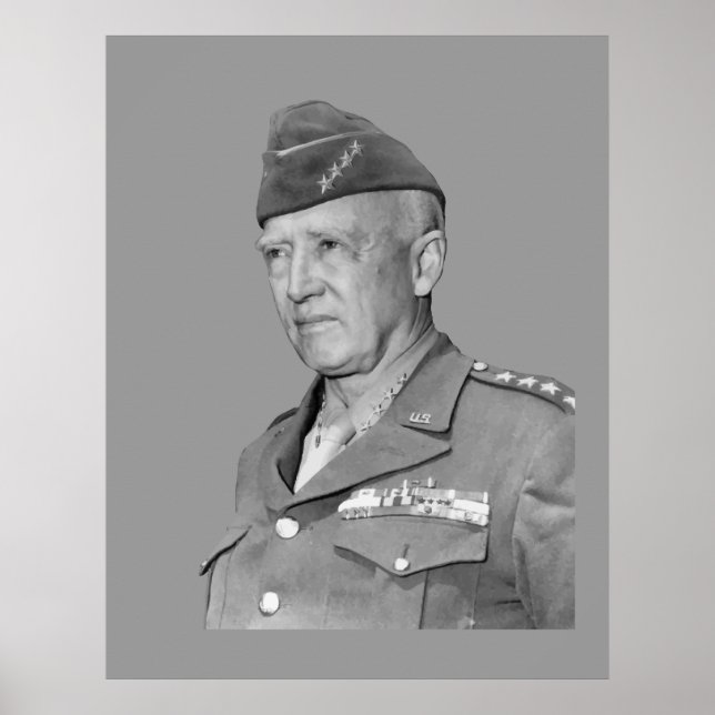 George S. Patton Poster (Vorne)