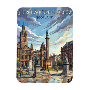 George Square Vereinigtes Königreich Magnet