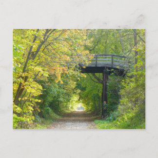 George St Bridge im Herbst Postcard Postkarte