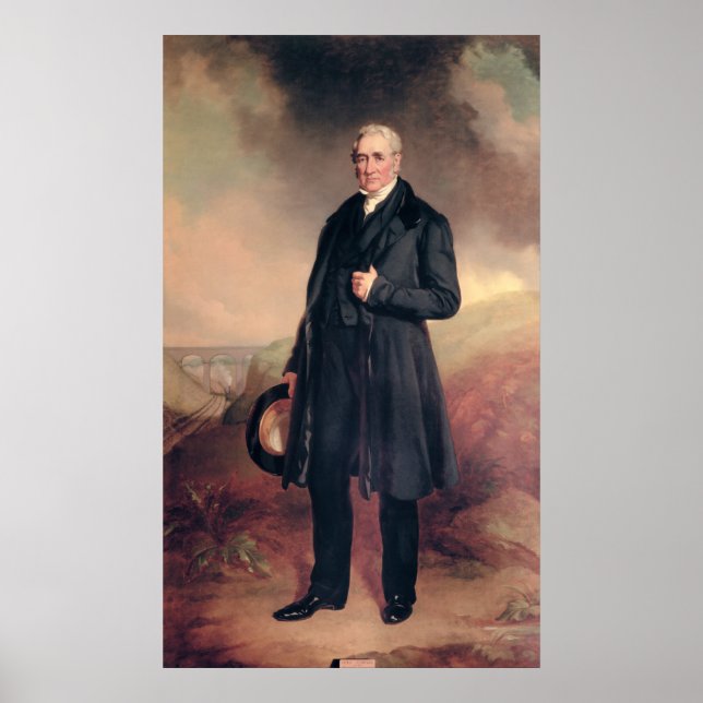 George Stephenson Poster (Vorne)