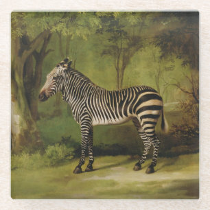 George Stubbs A Zebra, 1763 (Öl auf Leinwand) Glasuntersetzer