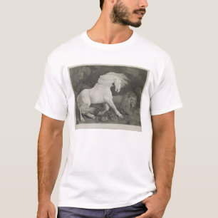 George Stubbs , das ein Pferd durch einen Löwe T-Shirt