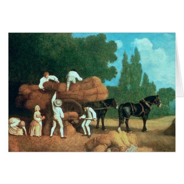 George Stubbs | Der Erntewagen (Vorderseite (Horizontal))