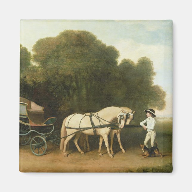 George Stubbs | Ein Phaeton mit einem Paar Creme P Magnet (Vorne)