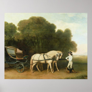 George Stubbs   Ein Phaeton mit einem Paar Creme P Poster