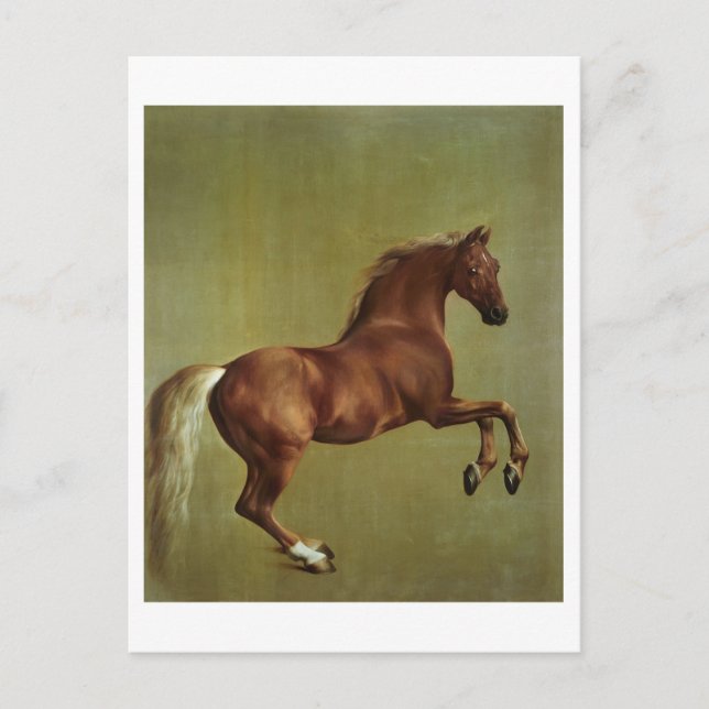 George Stubbs | Whistlejacke, 1762 Postkarte (Vorderseite)