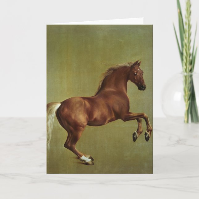 George Stubbs | Whistlejacket, 1762 Karte (Vorderseite)