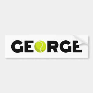 George Tennis Autoaufkleber