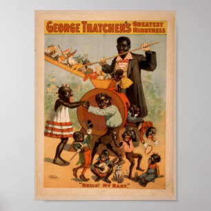 George Thatchers, "hallo! Mein Baby" Vintages Poster
