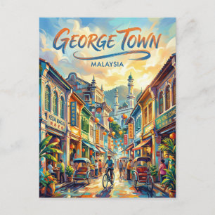 George Town Malaysia Postkarte