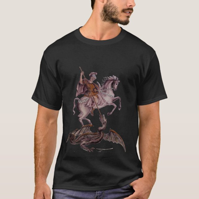 GEORGE UND DER DRACHE T-Shirt (Vorderseite)