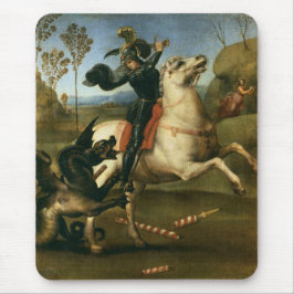 George und der Drache (von Raphael) Mousepad