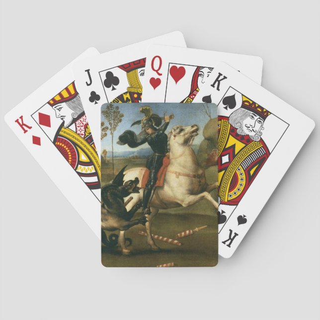 George und der Drache (von Raphael) Spielkarten (Rückseite)