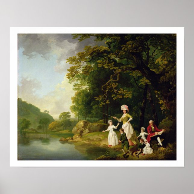 George und Mary Browne mit ihrem Fünf-Älteren-Kind Poster (Vorne)