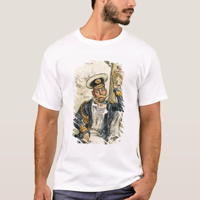 George V, "das einfache" der königlichen Marine T-Shirt (Vorderseite)