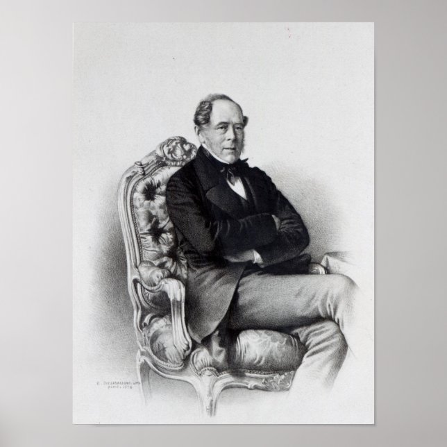 George Villiers, 4th Earl of Clarendon, 1856 Poster (Vorne)