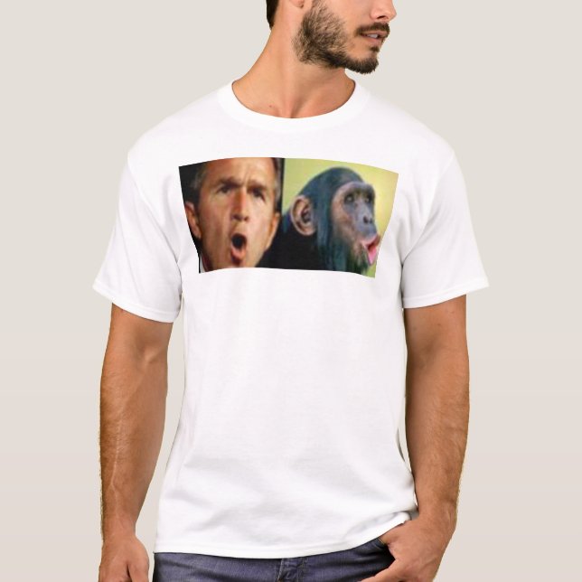 George W. "Affe-Junge" Bush T-Shirt (Vorderseite)