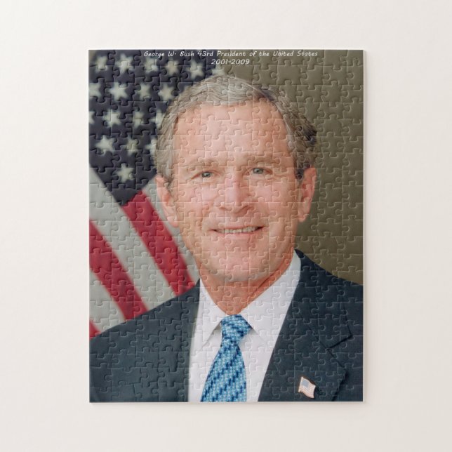 George W. Bush 43. Präsident der Vereinigten Staat Puzzle (Vertikal)
