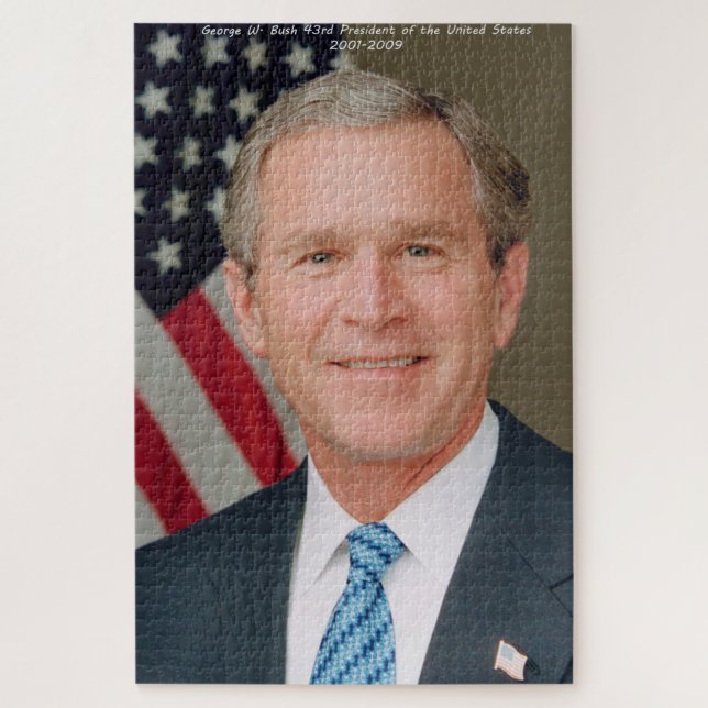 George W. Bush 43. Präsident der Vereinigten Staat Puzzle (Vertikal)