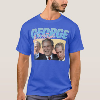 George W Bush 90er Stil Ästhetik vintage T-Shirt