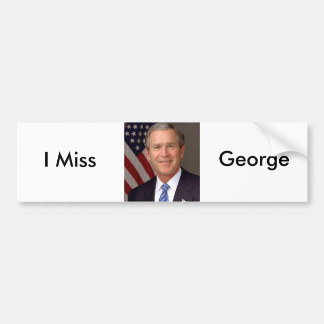 George W. Bush Autoaufkleber (Vorne)