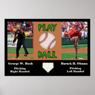 George W Bush / Barack H Obama Poster