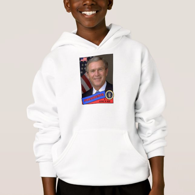 George W. Bush Baseball Card Hoodie (Vorderseite)