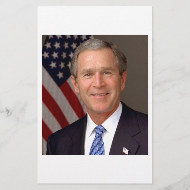 George W Bush Briefpapier (Vorderseite)