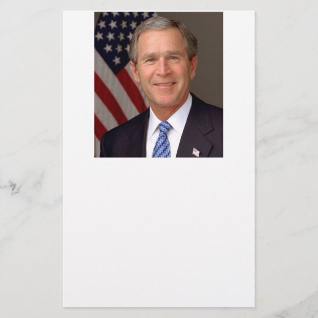 George W Bush Briefpapier (Vorderseite)