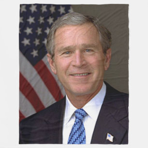 GEORGE W. BUSH FLEECEDECKE