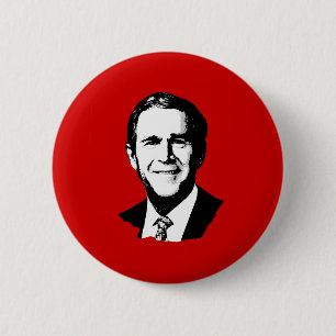 George W Bush Gear Button