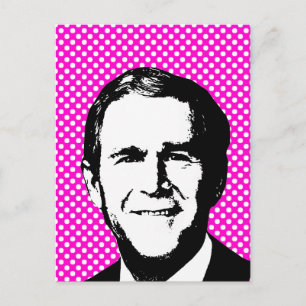 George W Bush Gear Postkarte